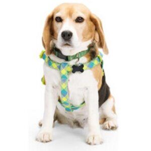 NWT ~ YOULY The Protector Yellow/Blue Reflective Dog Harness, XS/Small